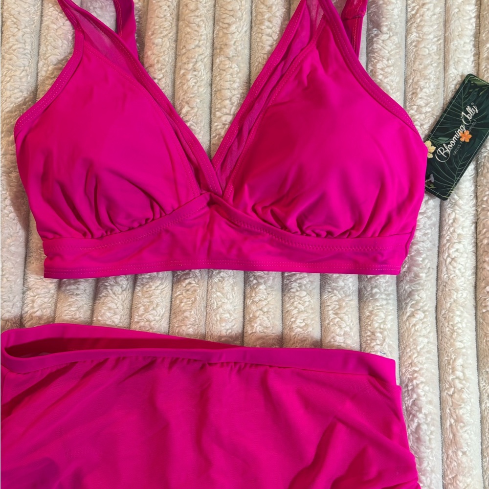 Vibrant Pink Bikini Set - Picture 9 of 12